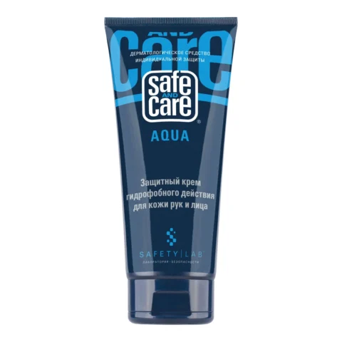 Крем защитный Safe and Care AQUA гидрофоб.действия для кожи рук и лица