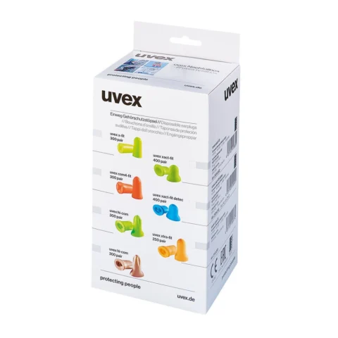 Вкладыши противошумные UVEX ИКС ФИТ 2112022 для диспенсера (300 пар)